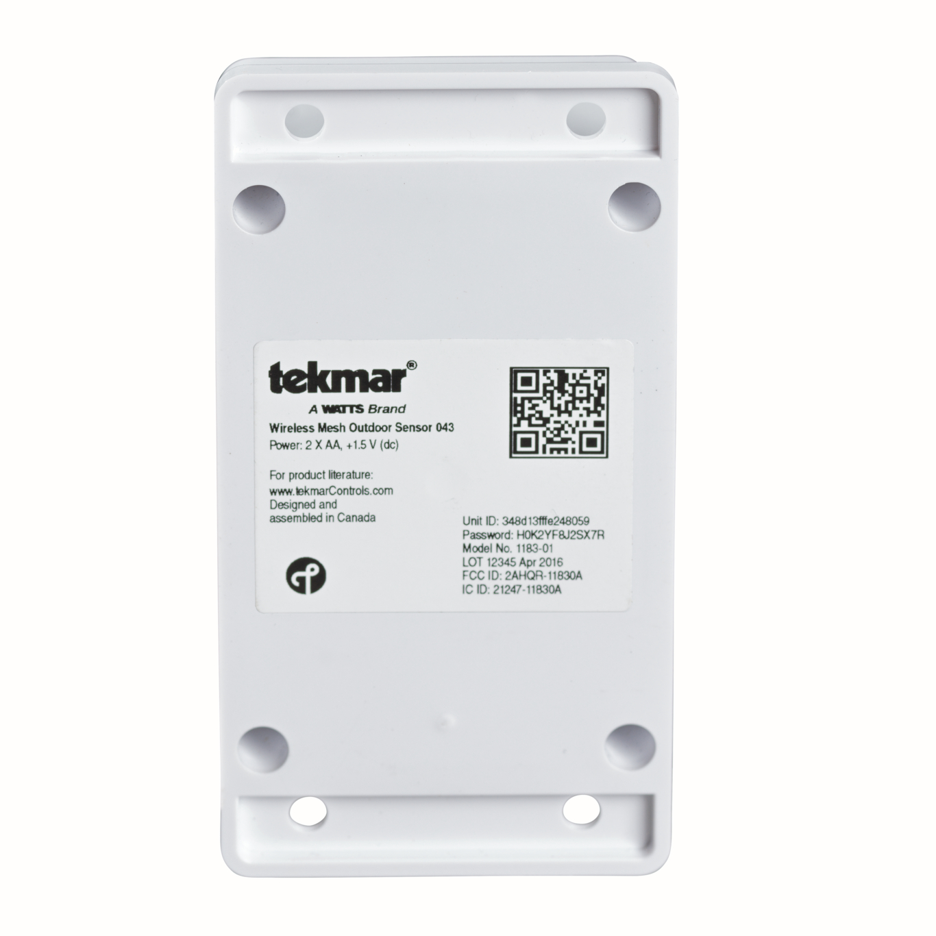 Wireless Mesh Outdoor Sensor-043-back